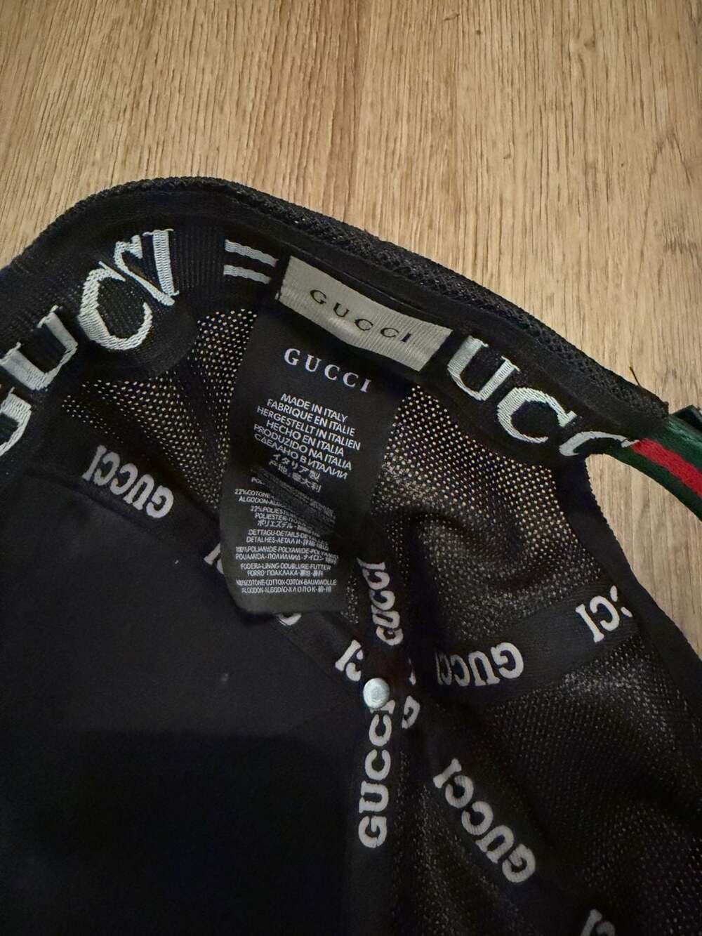 Gucci GG Supreme Kingsnake Mesh Baseball Cap - Picture 6 of 6